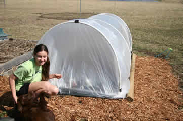 Hoop House in March