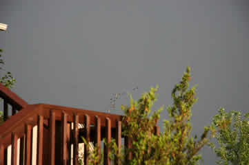 Impending storm over Baldwin City