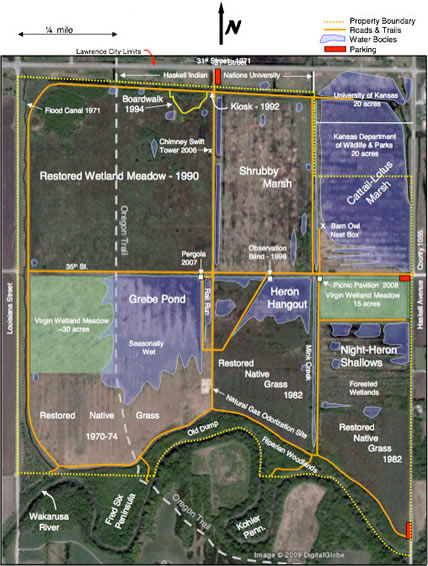 Baker wetlands map